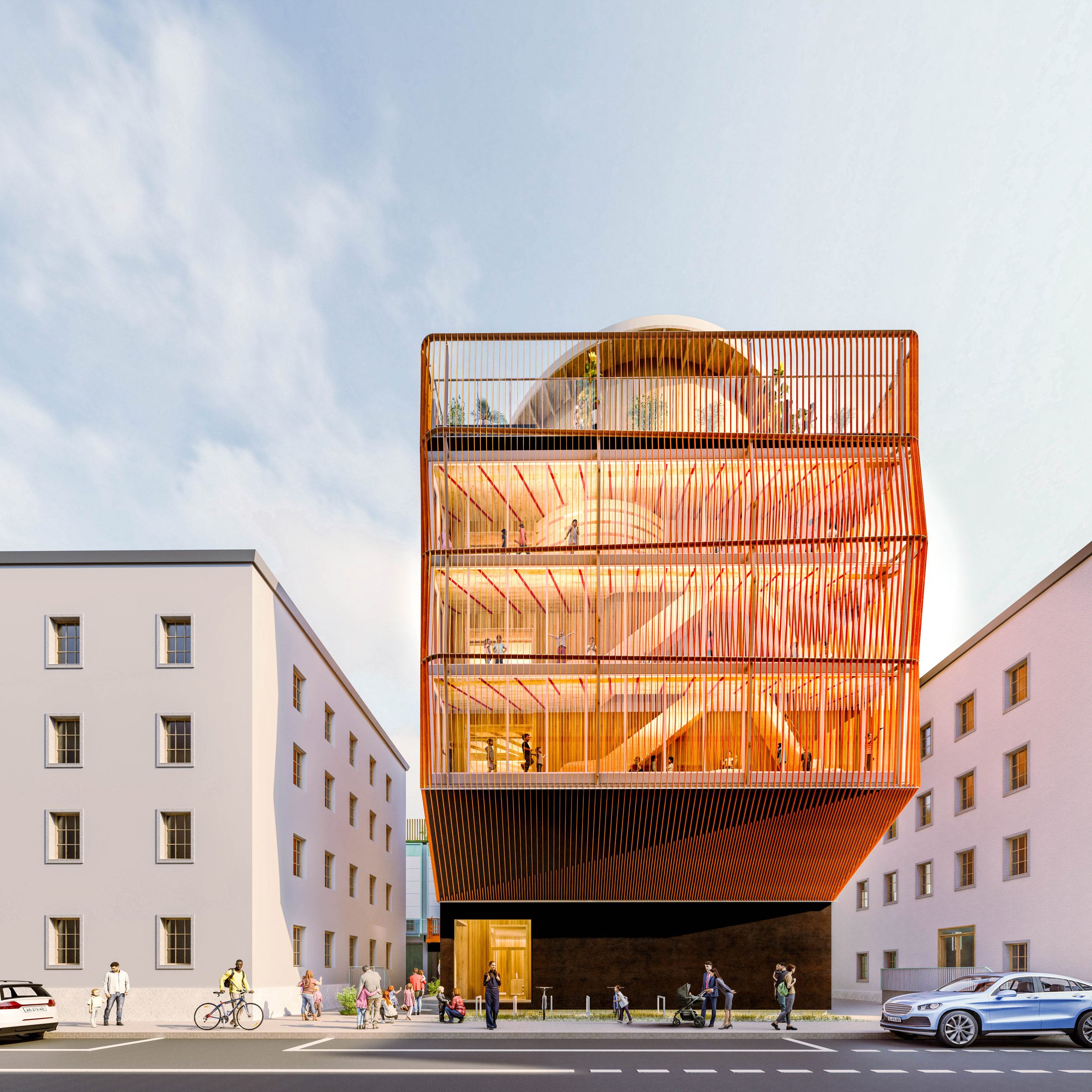 慕尼黑Kéré建筑公司木材日托中心开工|ART-Arrakis | 建筑室内设计的创新与灵感