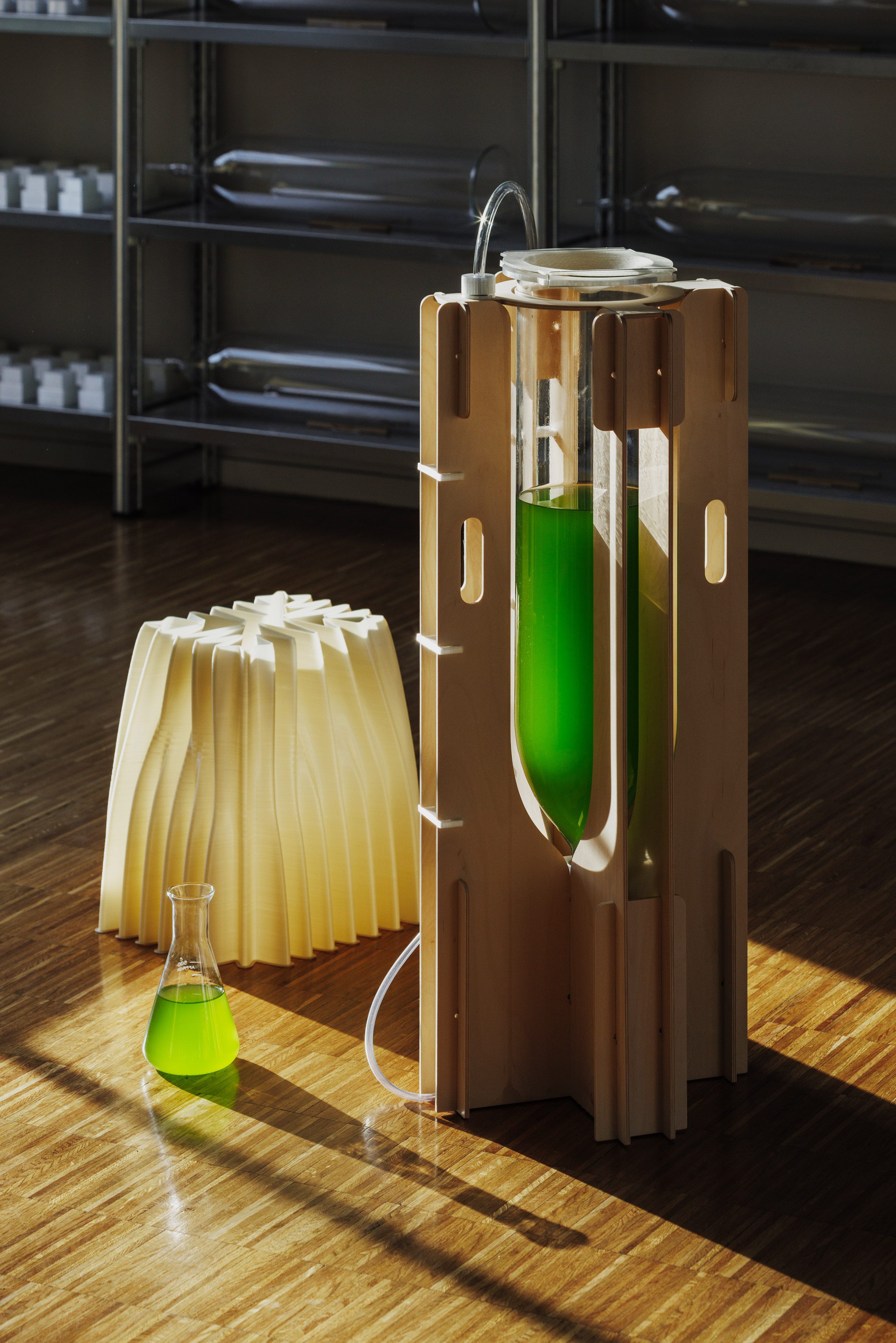 EcoLogicStudio创造藻类空气净化器|ART-Arrakis | 建筑室内设计的创新与灵感