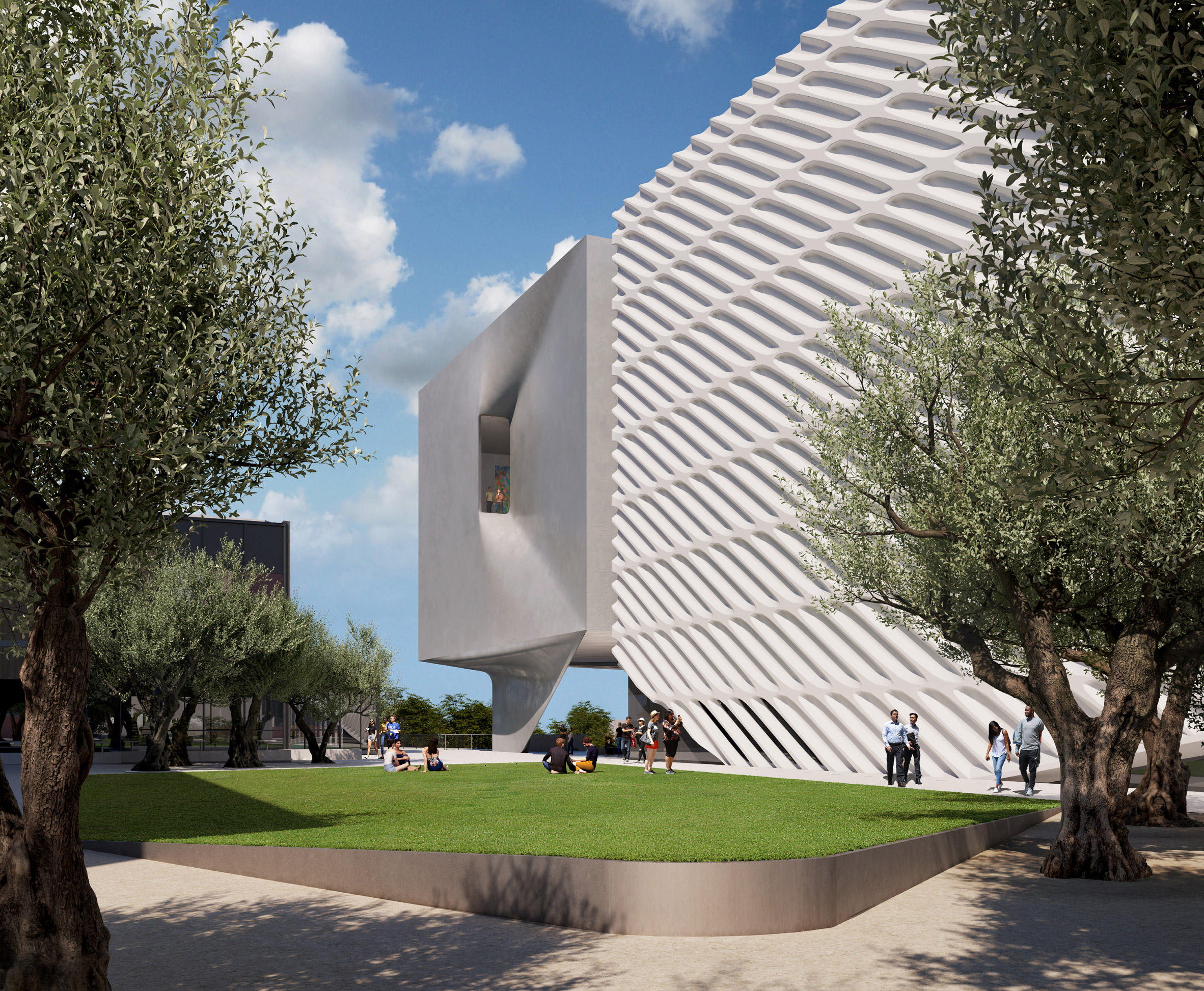 Diller Scofidio+Renfro为洛杉矶的The Broad设计“伴侣”建筑|ART-Arrakis | 建筑室内设计的创新与灵感