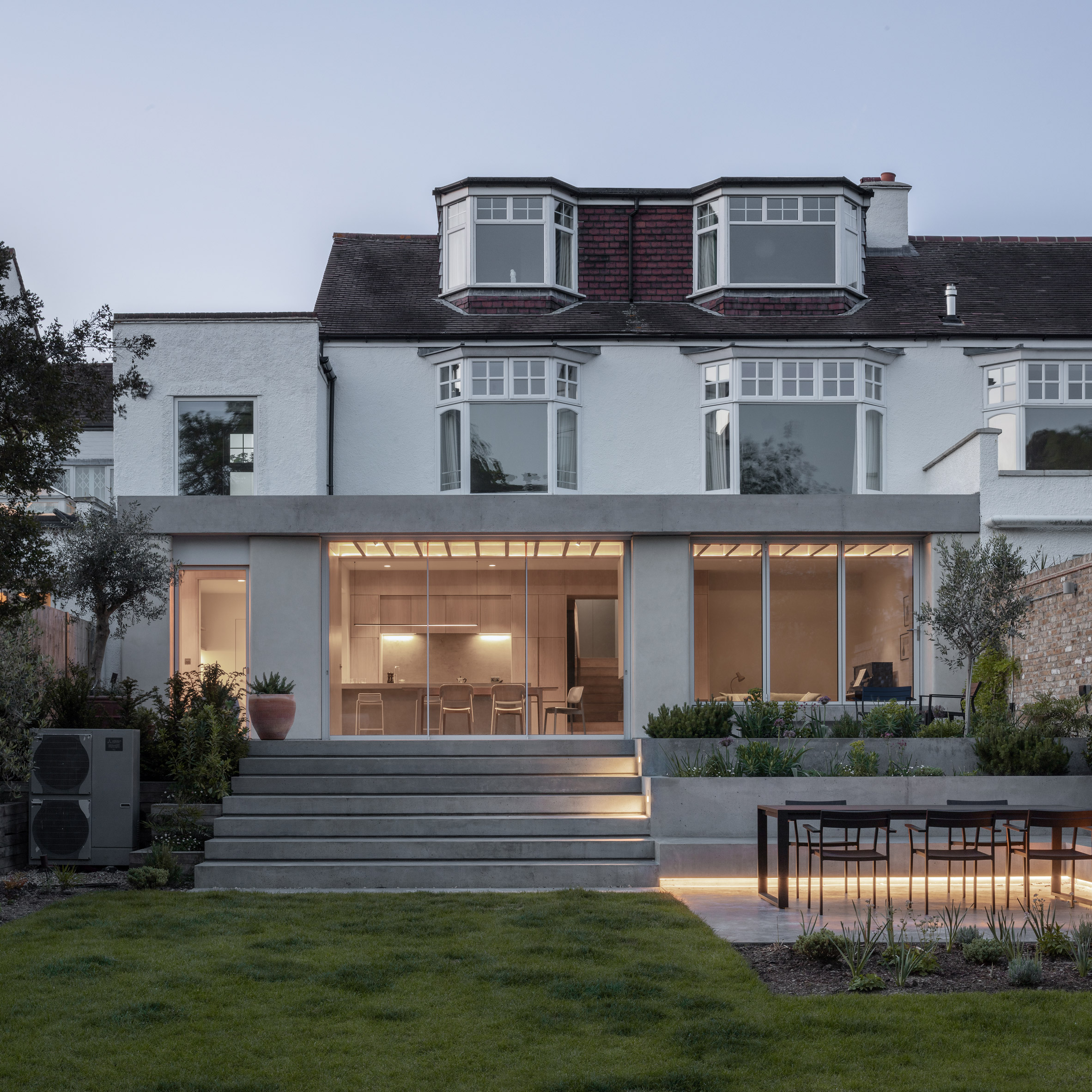 Proctor&amp；Shaw扩建Dulwich House，混凝土扩建部分可俯瞰花园|ART-Arrakis | 建筑室内设计的创新与灵感