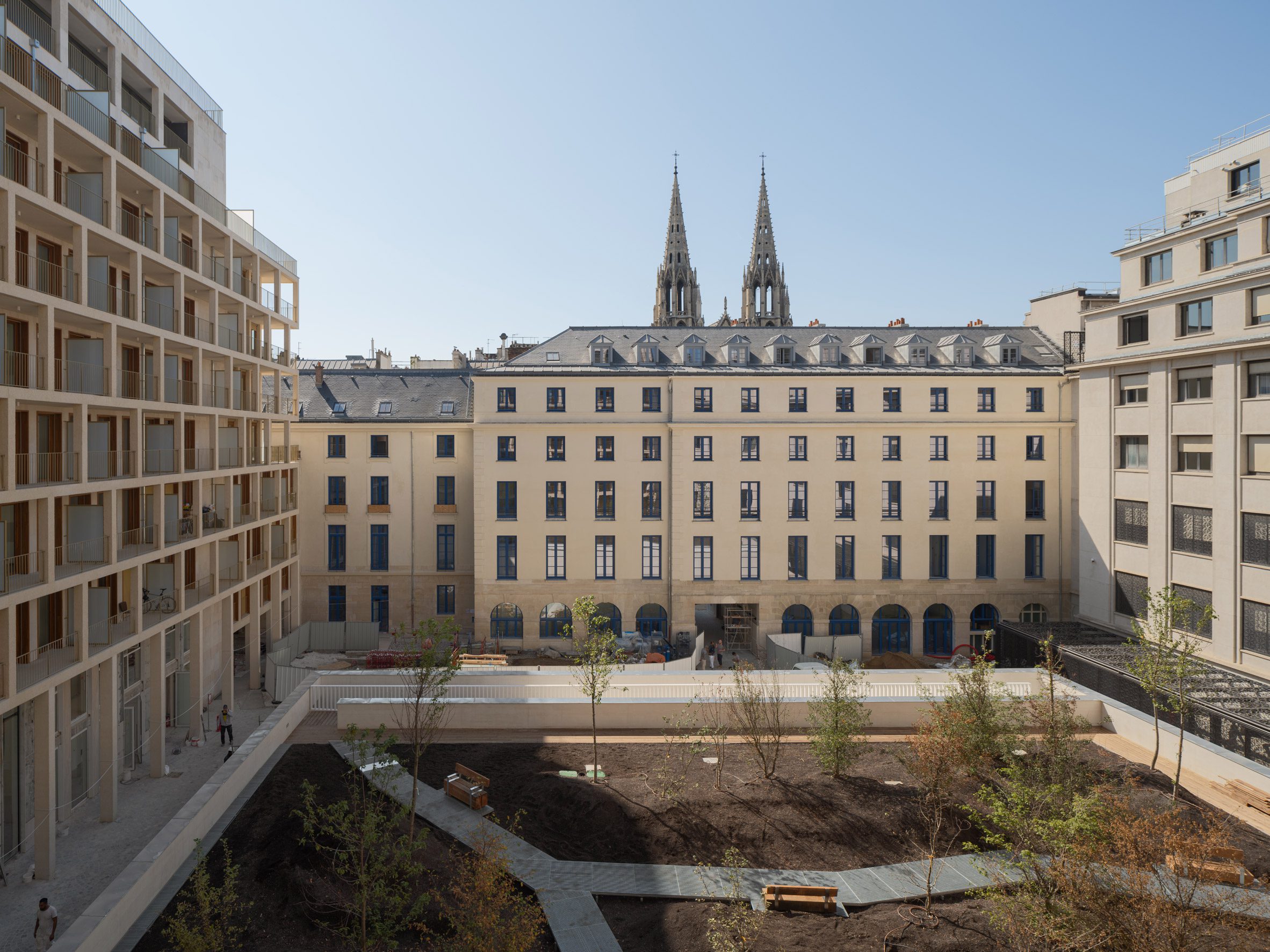 巴黎办公楼改造成Ilot Saint-Germain社会住房|ART-Arrakis | 建筑室内设计的创新与灵感