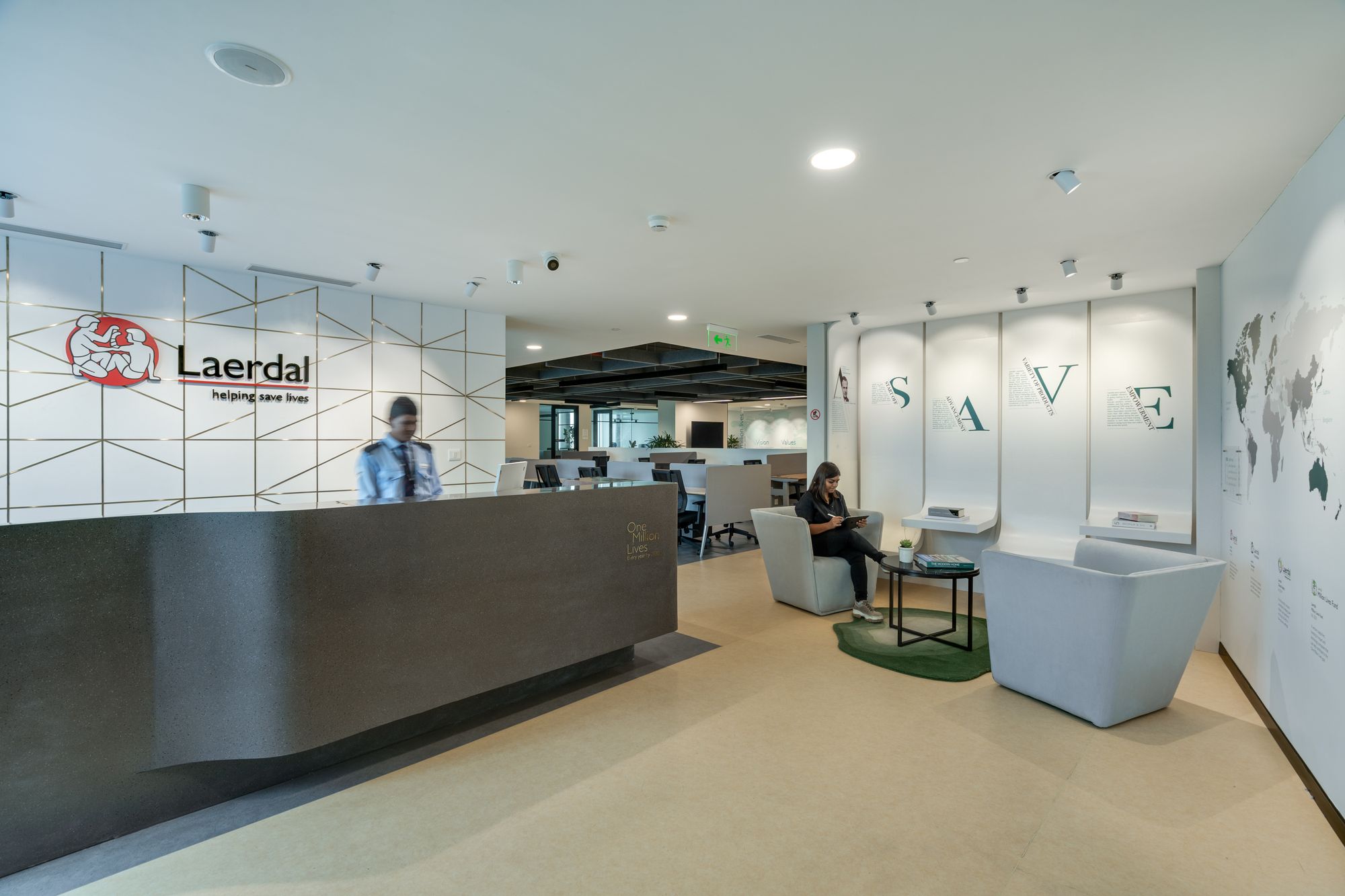 Laerdal医疗办公室-班加罗尔|ART-Arrakis | 建筑室内设计的创新与灵感